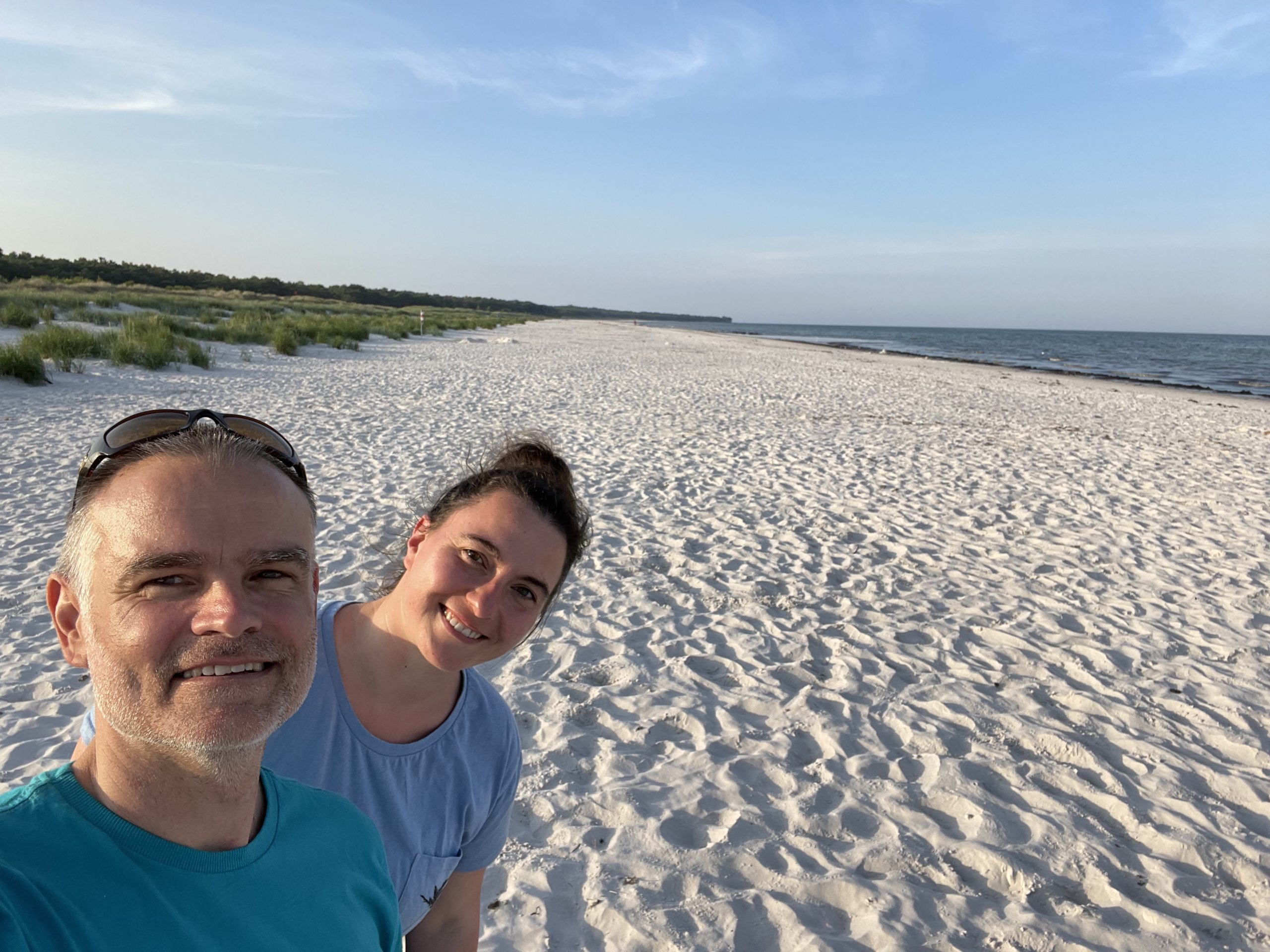 Paveier Der Weißeste Mann Am Strand